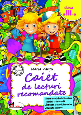 Caiet de lecturi recomandate cls. a III-a