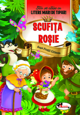 Scufita Rosie - Stiu sa citesc cu litere mari de tipar!