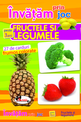 Invatam prin joc fructele si legumele  +3ani