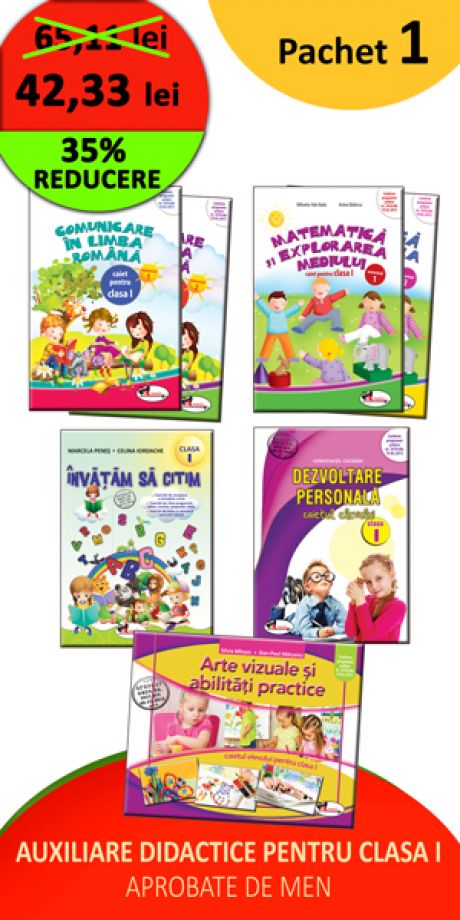 Pachet 1 auxiliare clasa I