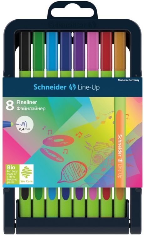  Fine Liner SCHNEIDER "Line-Up" set / 8 culori