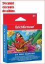 Creioane cerate ERICH KRAUSE® 24 culori  - cu ceara de albine
