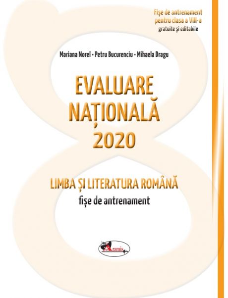 Evaluare nationala 2020. Limba romana - fise de antrenament