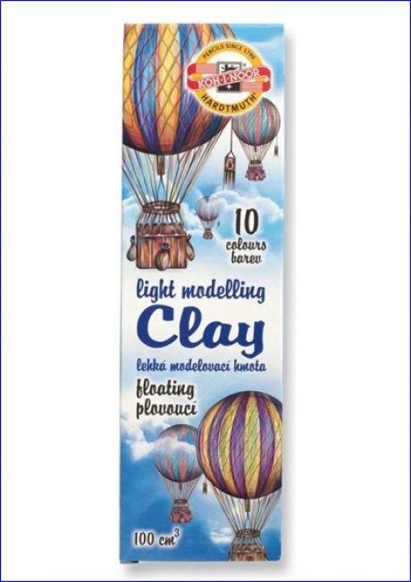 Plastilina plutitoare KOH-I-NOOR® 10 culori