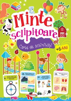 Minte sclipitoare. Carte de activitati +6 ani