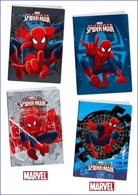 SET 2 CAIETE DICTANDO+MATE A5-52 File 80g/mp Extra Strong-coperta licenta Marvel "Spider-Man"