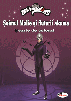 Soimul Molie si fluturii akuma. Carte de colorat