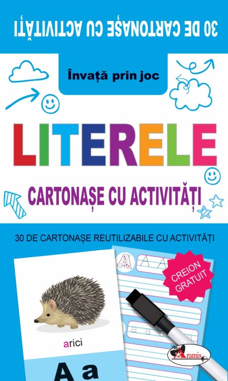 Literele. Cartonase cu activitati