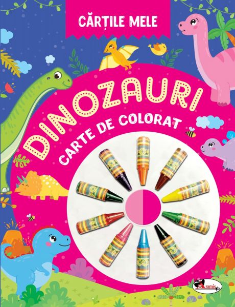 CĂRȚILE MELE DE COLORAT. DINOZAURI