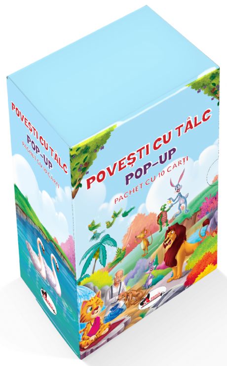 Poveşti cu tâlc POP-UP. Cutie cu 10 cărţi 